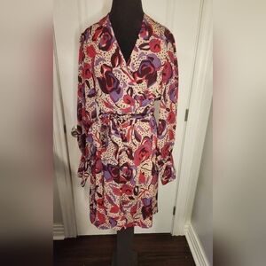 NWT Jane Wood Beautiful Wrap Dress Size 38